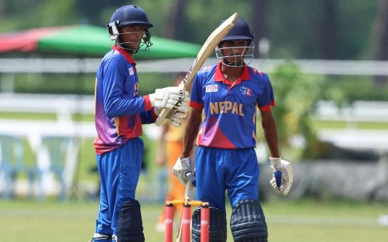 रौनकको शतकमा नेपालद्वारा भुटानविरुद्ध ३५८ रनको विशाल स्कोर