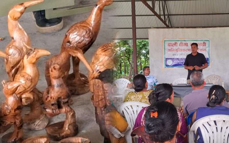 बाहुण्डाँगीमा बाँस तथा काठजन्य हस्तकला तालिम सम्पन्न, उद्यमी उत्साहित