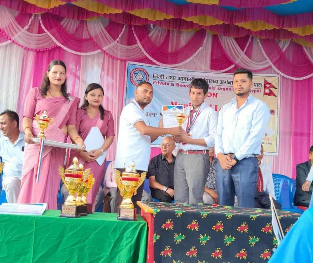 प्याब्सन मेचीनगरद्वारा उत्कृष्ट विद्यालयलाई पुरस्कार, विजयी विद्यालय जिल्ला स्तरीय प्रतियोगितामा सहभागी हुने