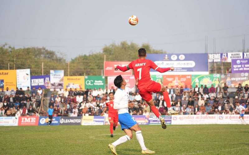 झापा गोल्डकप : आर्मीलाई हराउँदै मच्छिन्द्र फाइनल प्रवेश