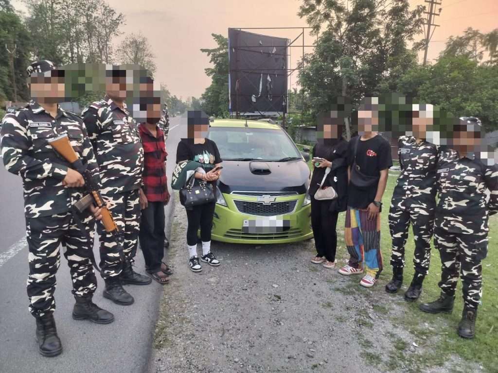 नेपाल-भारत सीमामा अवैध प्रवेश प्रयास, थाइ युवतीसहित ४ जना पक्राउ
