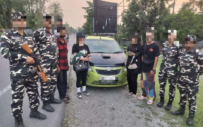 नेपाल-भारत सीमामा अवैध प्रवेश प्रयास, थाइ युवतीसहित ४ जना पक्राउ