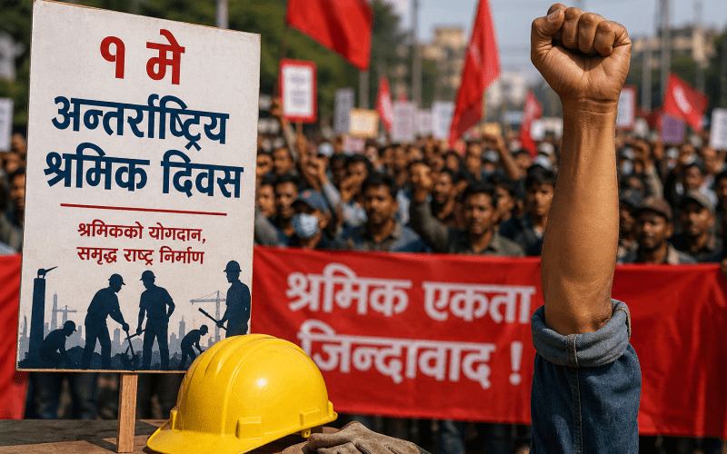 आज अन्तर्राष्ट्रिय श्रमिक दिवस (मजदुर दिवस) विभिन्न कार्यक्रमसहित मनाइँदै