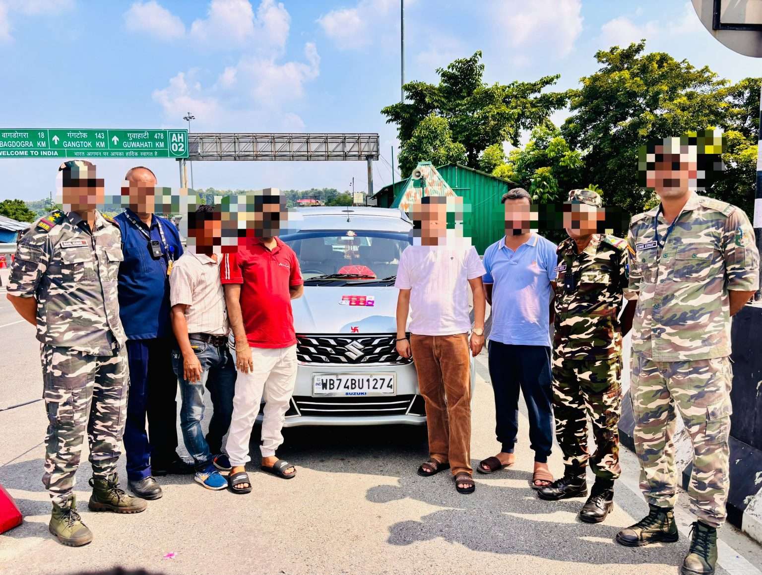 काकडभिट्टा-पानीटंकी  नाकामा सुन–चाँदीसहित ४ भारतीय पक्राउ, गाडीसहित भन्सार बुझाइयो
